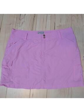 Bimini Bay Baby Pink Cargo Skort Nylon Y2K Gorpcore Outdoor Mini Skirt 16